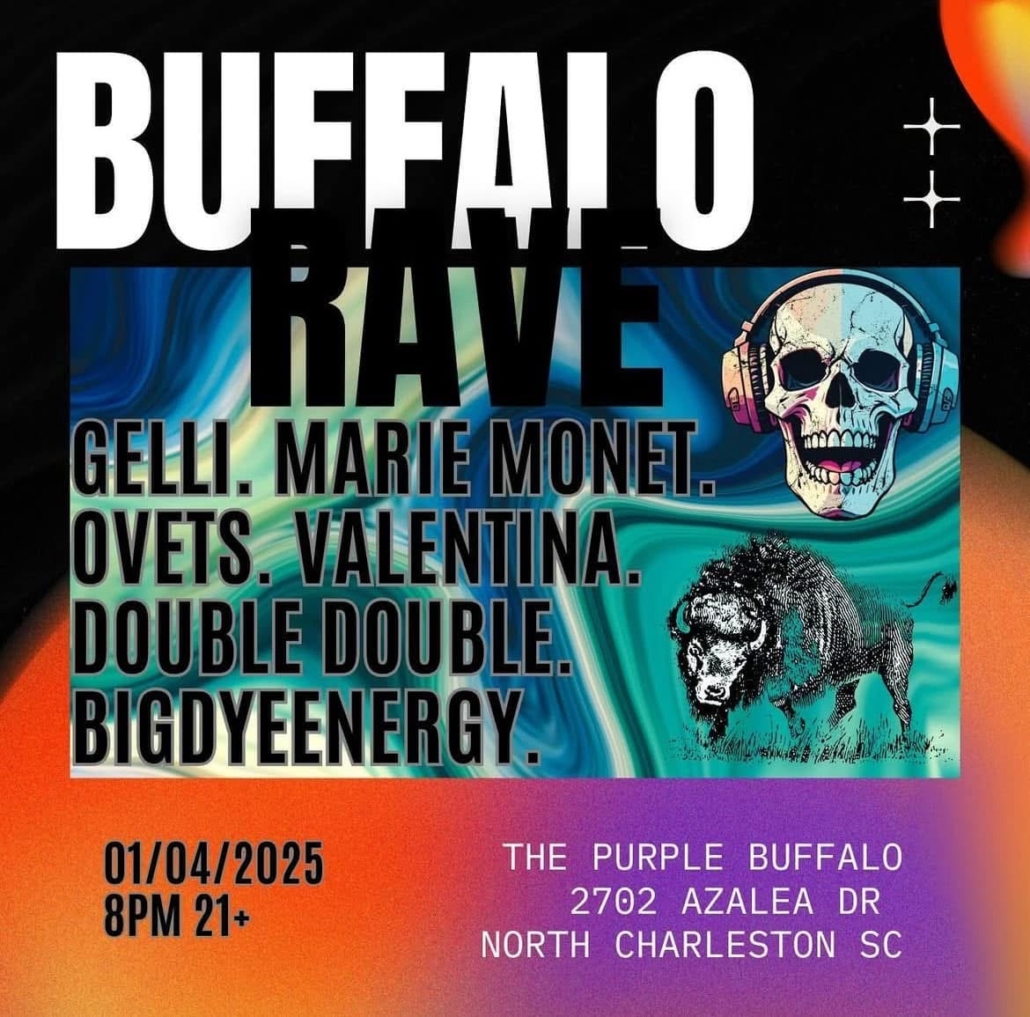 Buffalo Rave Purple Buffalo Charleston EDM